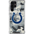 NFL Indianapolis Colts Camo Galaxy S22 Ultra Clear Case