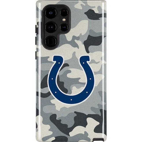 NFL Indianapolis Colts Camo Galaxy S22 Ultra Pro Case