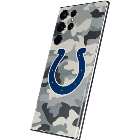 NFL Indianapolis Colts Camo Galaxy S22 Ultra Skin