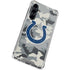 NFL Indianapolis Colts Camo Galaxy S23 FE Clear Case