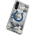 NFL Indianapolis Colts Camo Galaxy S23 Plus Clear Case