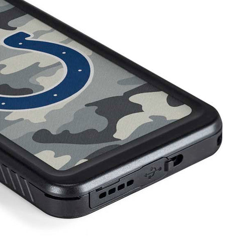 NFL Indianapolis Colts Camo Galaxy S23 Waterproof Case