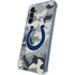 NFL Indianapolis Colts Camo Galaxy S24 Clear Case