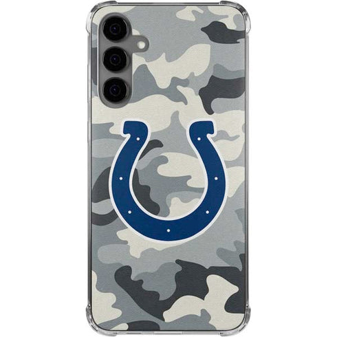 NFL Indianapolis Colts Camo Galaxy S24 Plus Clear Case