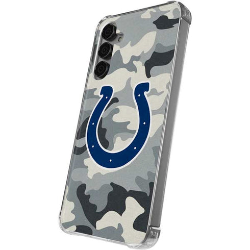 NFL Indianapolis Colts Camo Galaxy S24 Plus Clear Case