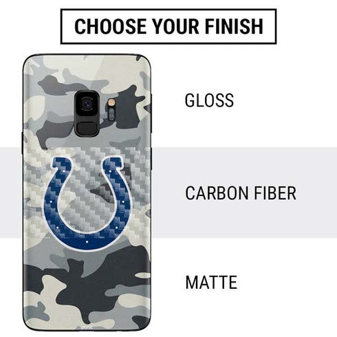 NFL Indianapolis Colts Camo Galaxy S9 Skin