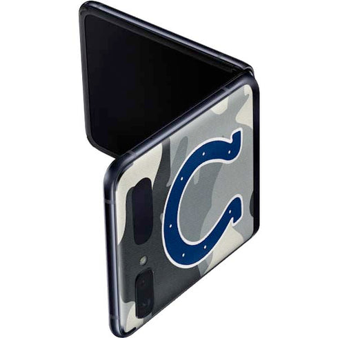 NFL Indianapolis Colts Camo Galaxy Z Flip Skin