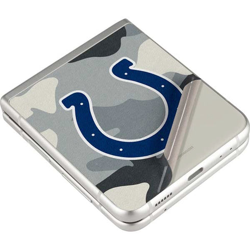 NFL Indianapolis Colts Camo Galaxy Z Flip3 5G Skin