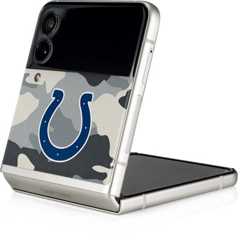 NFL Indianapolis Colts Camo Galaxy Z Flip3 5G Skin