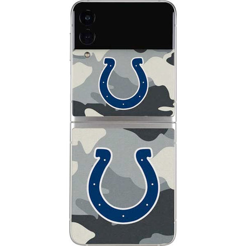 NFL Indianapolis Colts Camo Galaxy Z Flip4 5G Skin