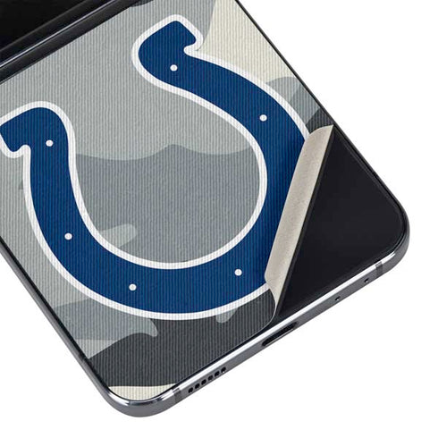 NFL Indianapolis Colts Camo Galaxy Z Flip5 5G Skin