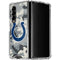 NFL Indianapolis Colts Camo Galaxy Z Fold4 5G Clear Case