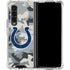 NFL Indianapolis Colts Camo Galaxy Z Fold4 5G Clear Case