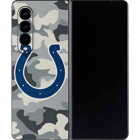 NFL Indianapolis Colts Camo Galaxy Z Fold4 5G Skin
