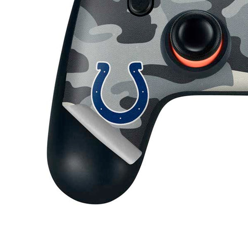 NFL Indianapolis Colts Camo Google Stadia Controller Skin