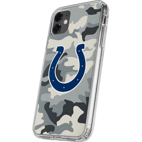 NFL Indianapolis Colts Camo iPhone 11 Clear Case