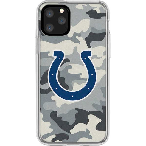 NFL Indianapolis Colts Camo iPhone 11 Pro Clear Case