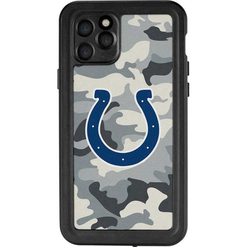 NFL Indianapolis Colts Camo iPhone 11 Pro Waterproof Case