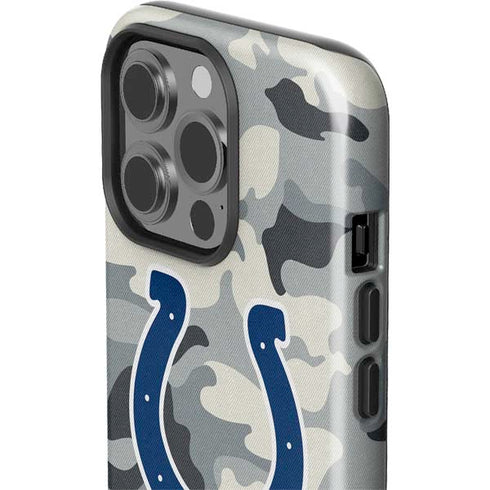 NFL Indianapolis Colts Camo iPhone 13 Pro Impact Case