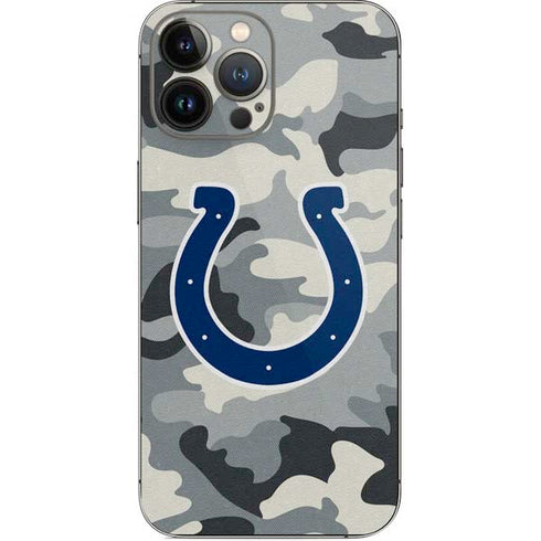 NFL Indianapolis Colts Camo iPhone 13 Pro Max Skin
