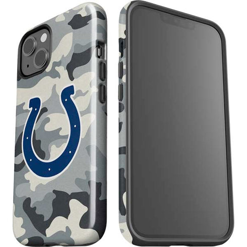 NFL Indianapolis Colts Camo iPhone 14 Plus Impact Case