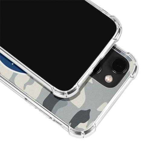 NFL Indianapolis Colts Camo iPhone 14 Plus Clear Case