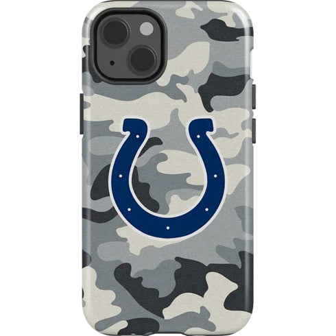 NFL Indianapolis Colts Camo iPhone 15 Impact Case