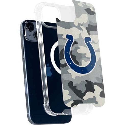 NFL Indianapolis Colts Camo iPhone 15 Plus MagSafe Case