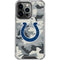 NFL Indianapolis Colts Camo iPhone 15 Pro Clear Case