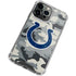 NFL Indianapolis Colts Camo iPhone 15 Pro Clear Case