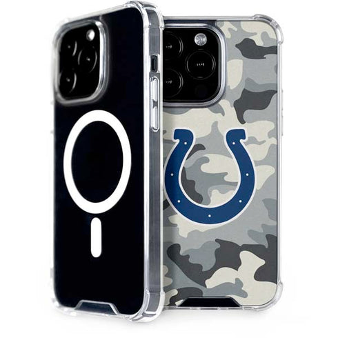 NFL Indianapolis Colts Camo iPhone 14 Pro MagSafe Case