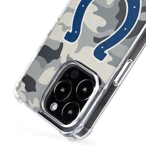 NFL Indianapolis Colts Camo iPhone 15 Pro Max MagSafe Case