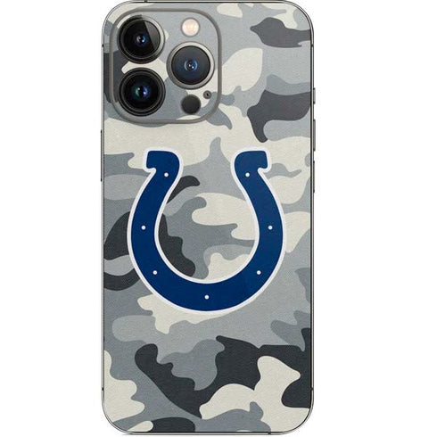 NFL Indianapolis Colts Camo iPhone 15 Pro Skin