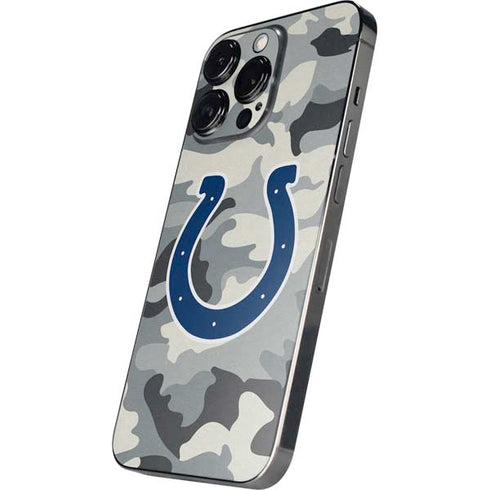 NFL Indianapolis Colts Camo iPhone 14 Pro Skin