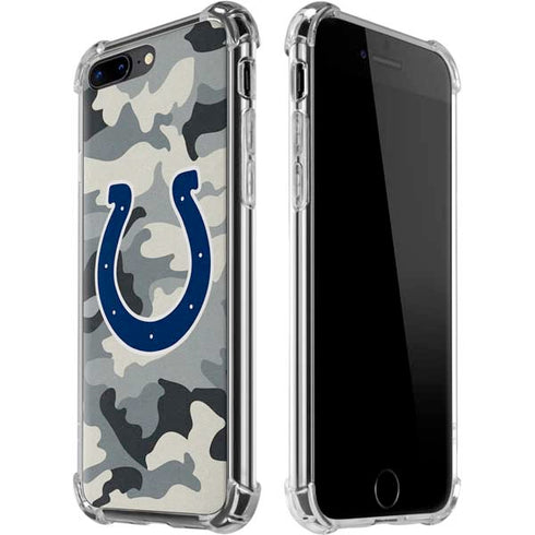 NFL Indianapolis Colts Camo iPhone 7/8 Plus Clear Case
