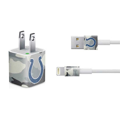 NFL Indianapolis Colts Camo iPhone Charger (5W USB) Skin
