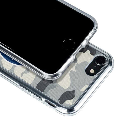 NFL Indianapolis Colts Camo iPhone SE (2nd & 3rd Gen) Clear Case
