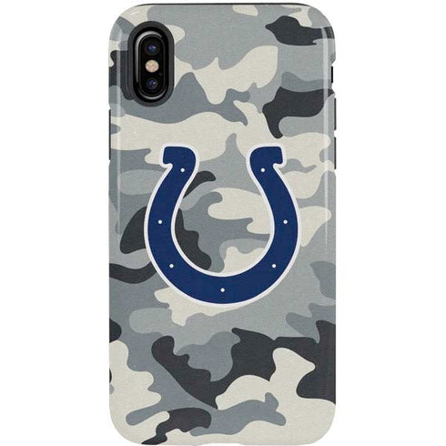 NFL Indianapolis Colts Camo iPhone X Pro Case