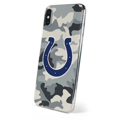 NFL Indianapolis Colts Camo iPhone X Skin