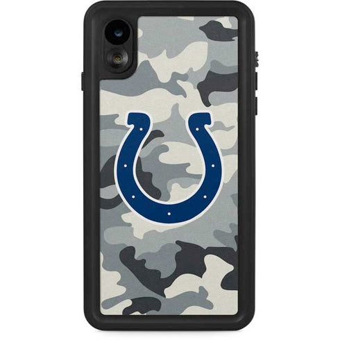 NFL Indianapolis Colts Camo iPhone XR Waterproof Case