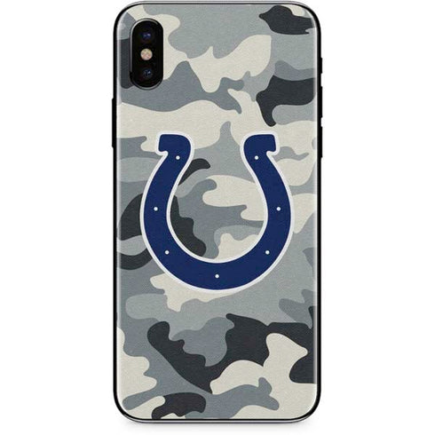 NFL Indianapolis Colts Camo iPhone XS Skin