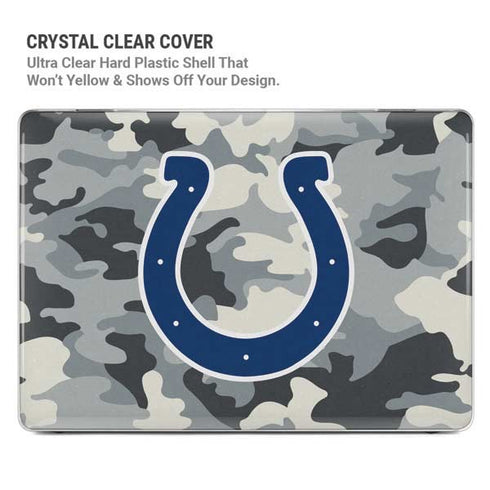 NFL Indianapolis Colts Camo MacBook Air 15in (2023-2025) Case plus Skin