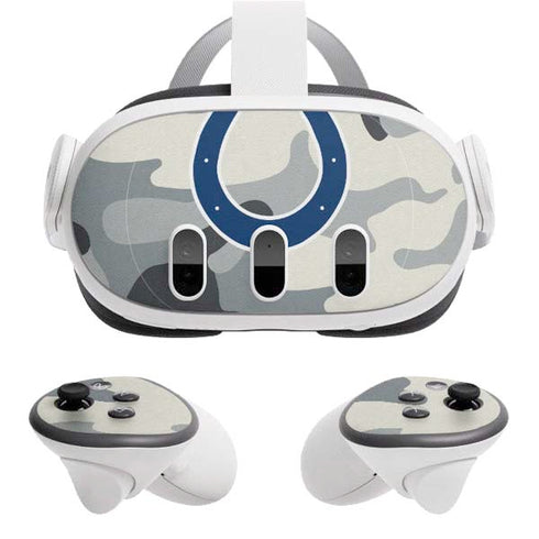 NFL Indianapolis Colts Camo Meta Quest 3 Skin