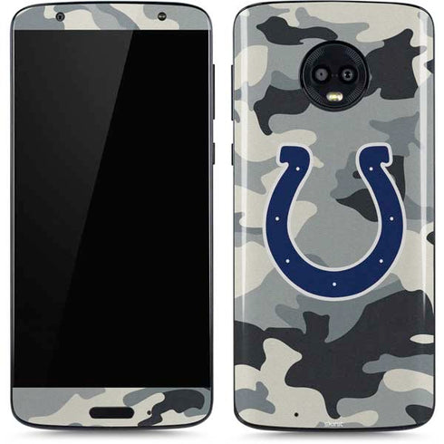 NFL Indianapolis Colts Camo Moto G6 Skin