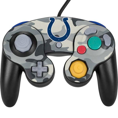 NFL Indianapolis Colts Camo Nintendo GameCube Controller Skin
