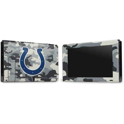 NFL Indianapolis Colts Camo Nintendo Switch Bundle Skin