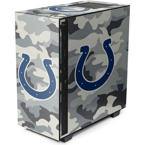 NFL Indianapolis Colts Camo NZXT H510 Compact ATX Mid-Tower Case Skin