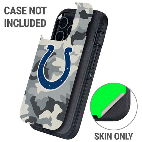 NFL Indianapolis Colts Camo Otterbox Defender iPhone Skin
