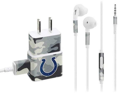 NFL Indianapolis Colts Camo Phone Charger Skin