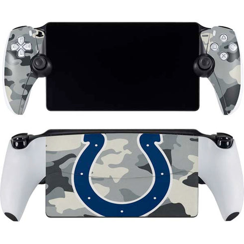 NFL Indianapolis Colts Camo PlayStation Portal Remote Player Skin